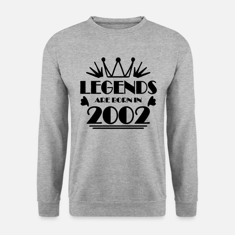 2002 - Born 2002 - Unisex Sweatshirt - salt & pepper