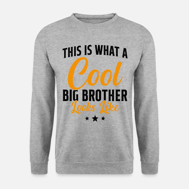 Big Brother Geschenk Humor - Unisex Pullover - Weißgrau meliert