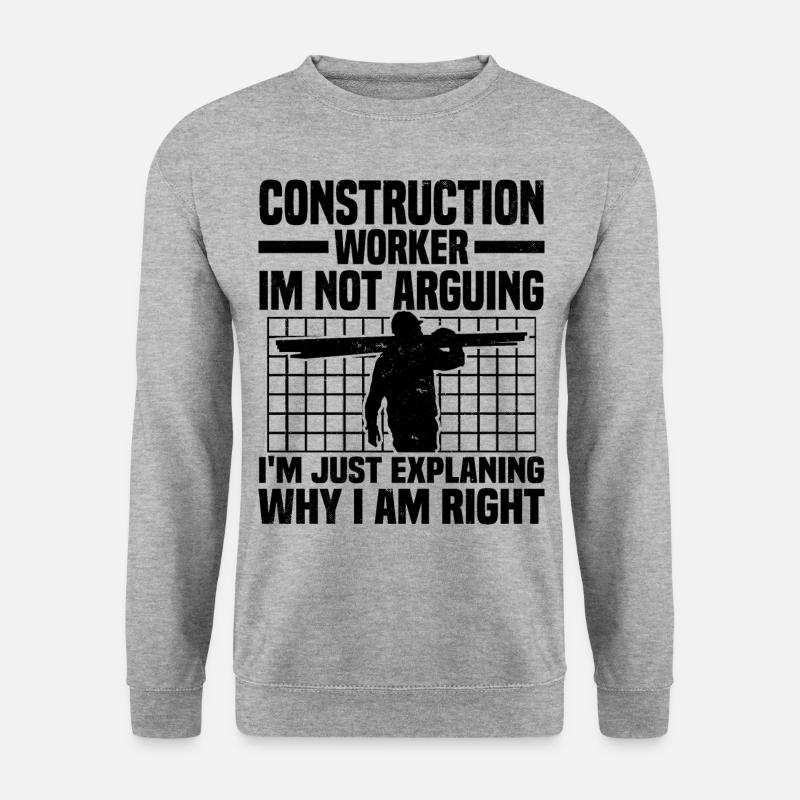 Building site - Unisex Sweatshirt - salt & pepper