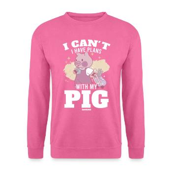 Pig - Unisex Sweatshirt - pink - Front