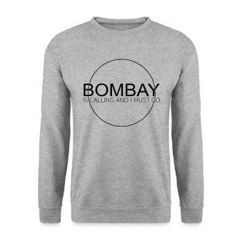 Dicton de Bombay - Sweat-shirt Unisexe - gris chiné - Devant - Alina (178cm) & Michal (187cm)