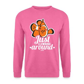 Poisson-clown Poisson anémoné Pêche aquatique - Sweat-shirt Unisexe - rose - Devant