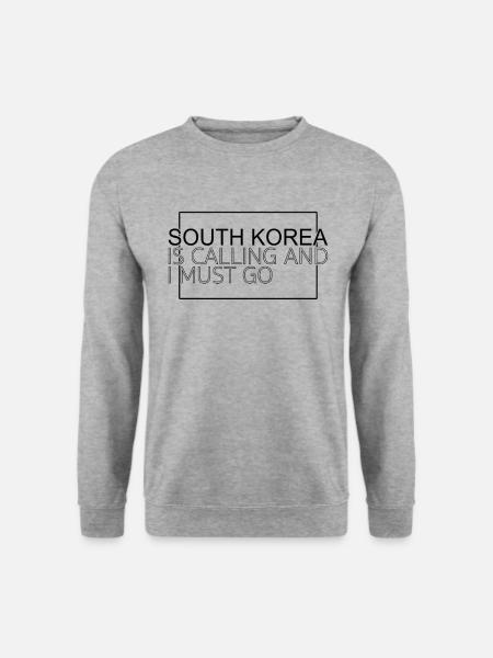 South Korea - Unisex Sweatshirt - salt & pepper