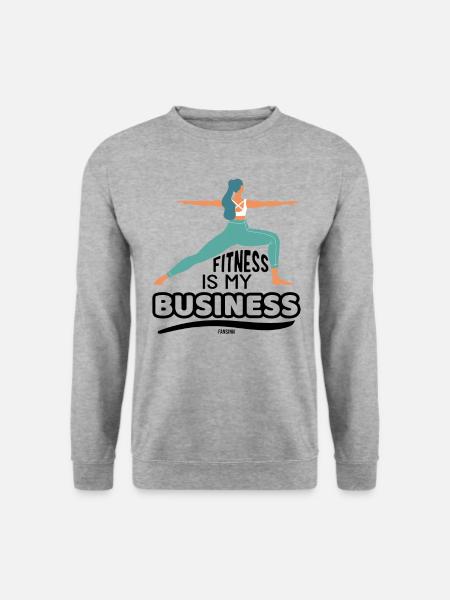Sportlehrerin - Unisex Pullover - Weißgrau meliert