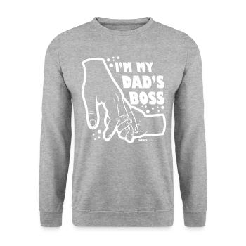 Père et fille - Sweat-shirt Unisexe - gris chiné - Devant - Alina (178cm) & Michal (187cm)