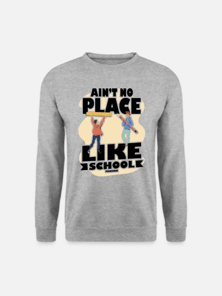 Children love school - Unisex Sweatshirt - salt & pepper