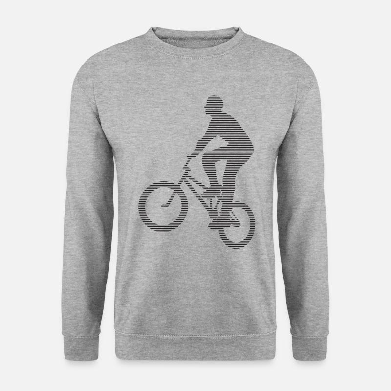 BMX - Unisex Pullover - Weißgrau meliert