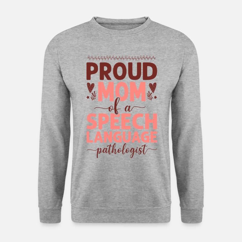 Speech Therapist Therapy Assistant - Unisex Sweatshirt - salt & pepper