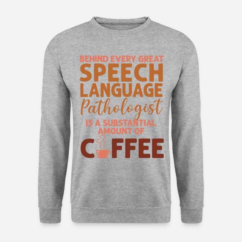 Speech Therapist Therapy Assistant - Unisex Sweatshirt - salt & pepper