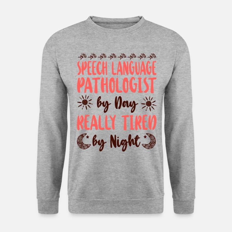 Speech Therapist Therapy Assistant - Unisex Sweatshirt - salt & pepper