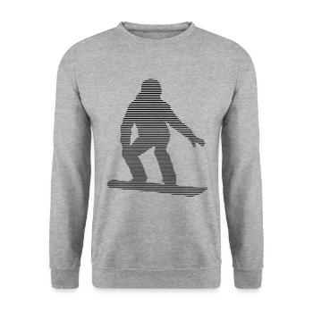 Planche à neige - Sweat-shirt Unisexe - gris chiné - Devant - Alina (178cm) & Michal (187cm)