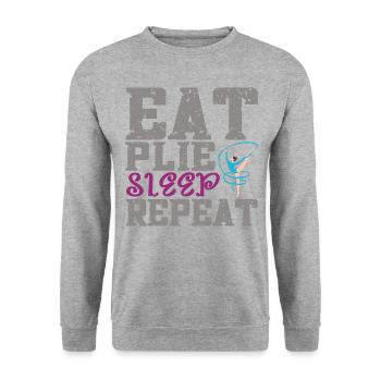 Ballet Danseuse Ballet Ballerine - Sweat-shirt Unisexe - gris chiné - Devant - Alina (178cm) & Michal (187cm)