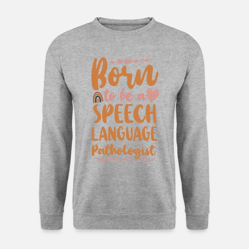 Speech Therapist Therapy Assistant - Unisex Sweatshirt - salt & pepper