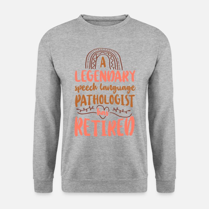 Speech Therapist Therapy Assistant - Unisex Sweatshirt - salt & pepper
