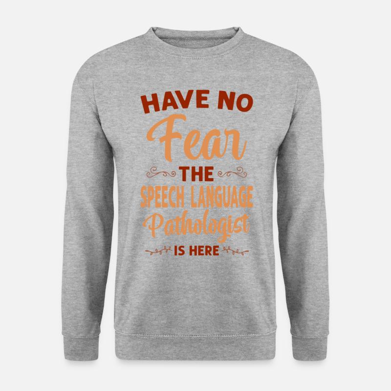 Speech Therapist Therapy Assistant - Unisex Sweatshirt - salt & pepper