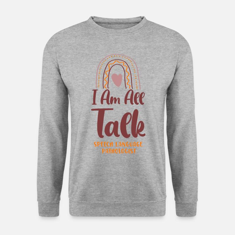 Speech Therapist Therapy Assistant - Unisex Sweatshirt - salt & pepper