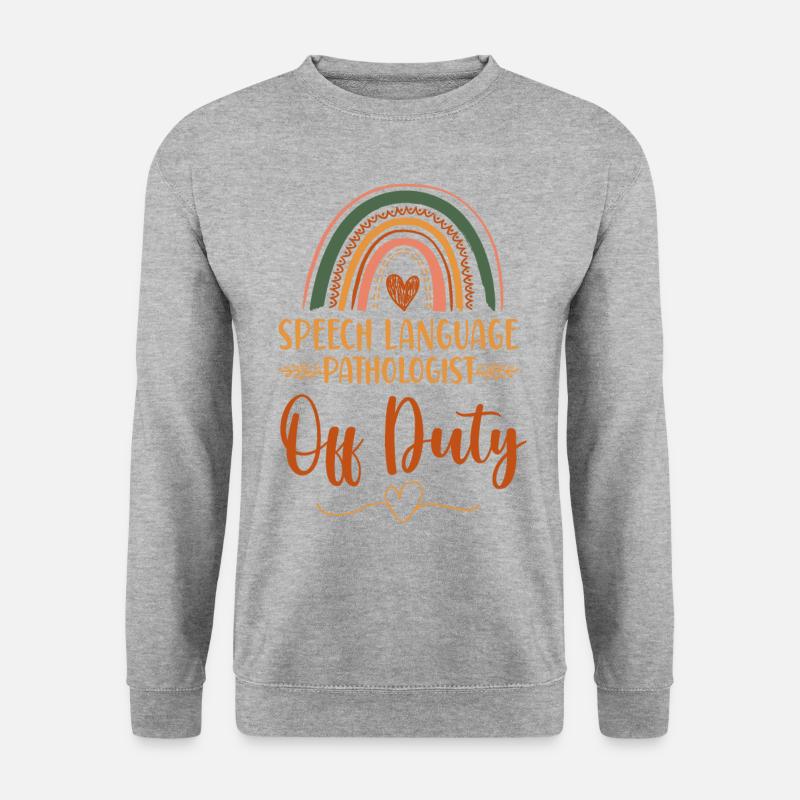 Speech Therapist Therapy Assistant - Unisex Sweatshirt - salt & pepper