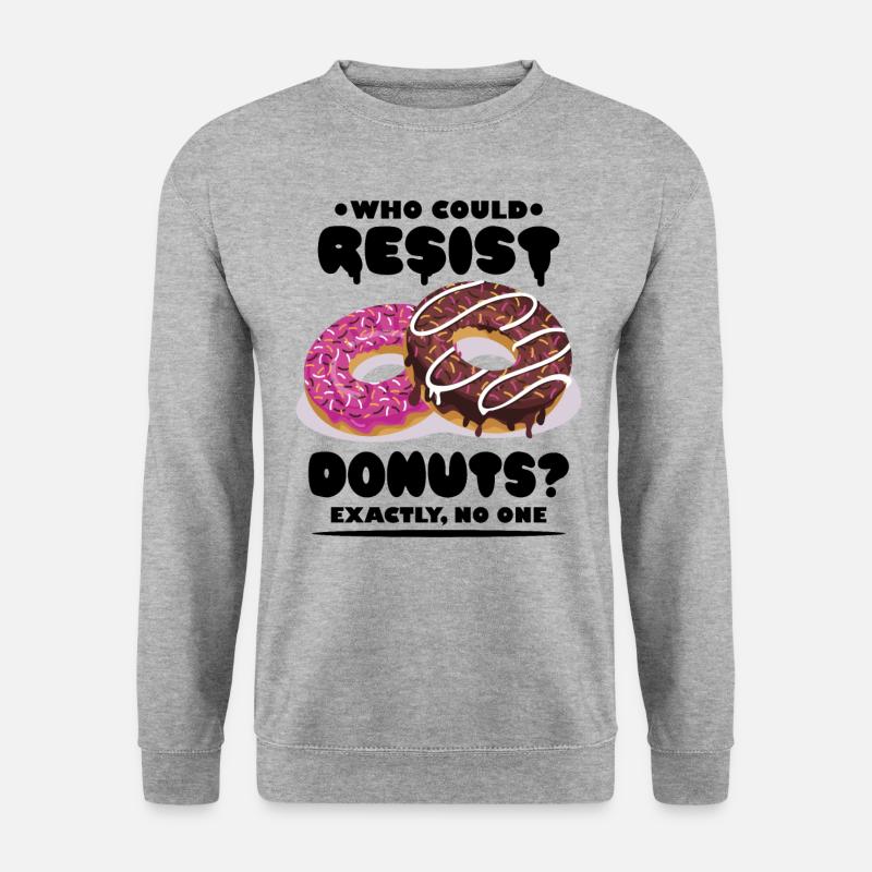 Donut - Unisex Pullover - Weißgrau meliert