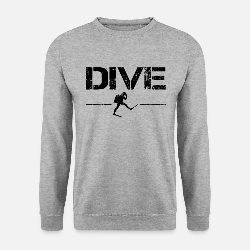 dive - Unisex Sweatshirt - salt & pepper