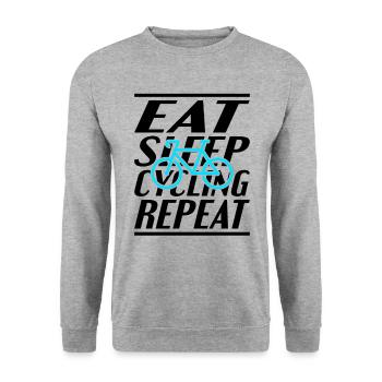 Alimentation Vélo de couchage - Sweat-shirt Unisexe - gris chiné - Devant - Alina (178cm) & Michal (187cm)