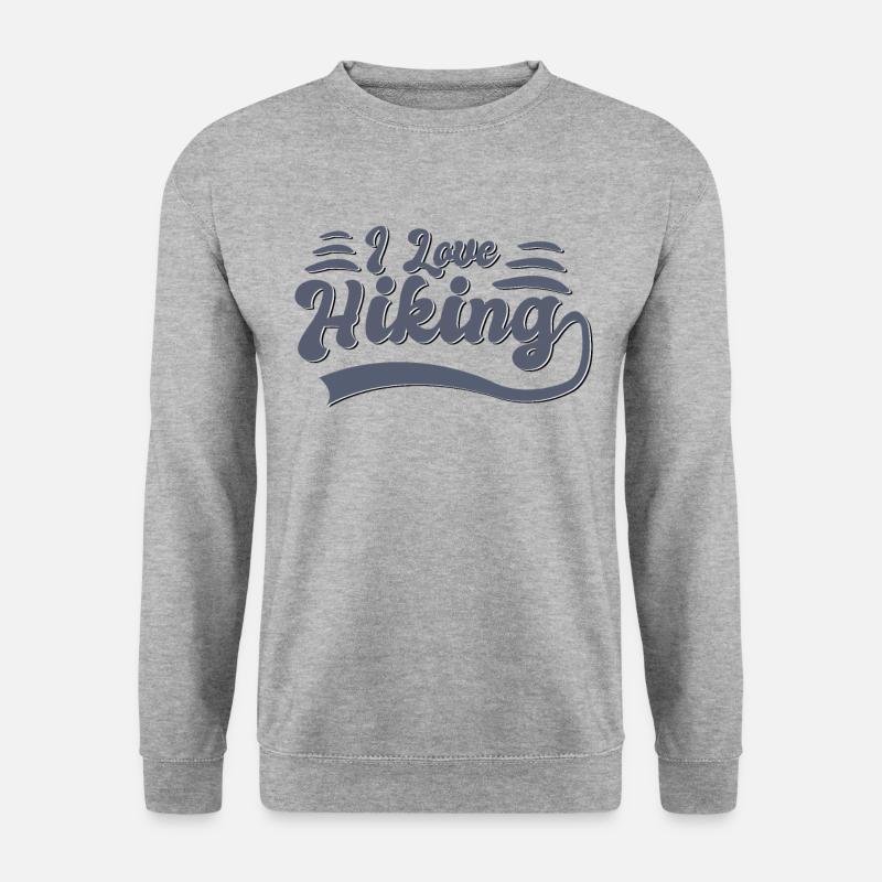 J’adore la randonnée - Sweat-shirt Unisexe - gris chiné