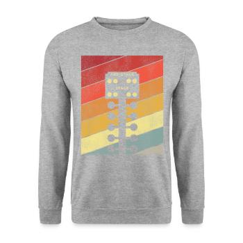 Drag Racing Race Car Retro Vintage - Unisex Pullover - Weißgrau meliert - Vorne - Alina (178cm) & Michal (187cm)