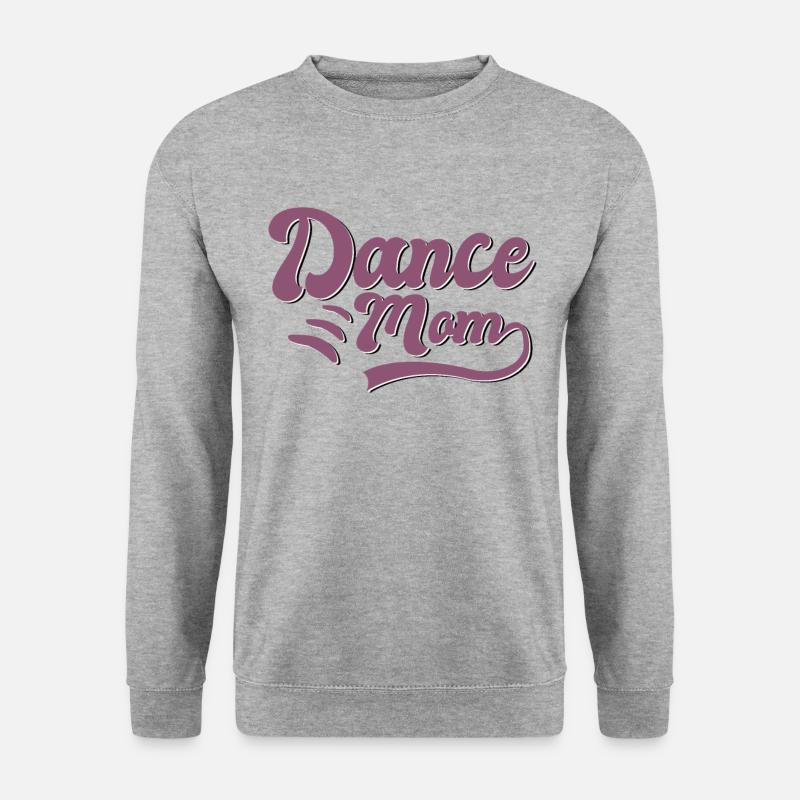 Tanzen Mama Geschenk - Unisex Pullover - Weißgrau meliert