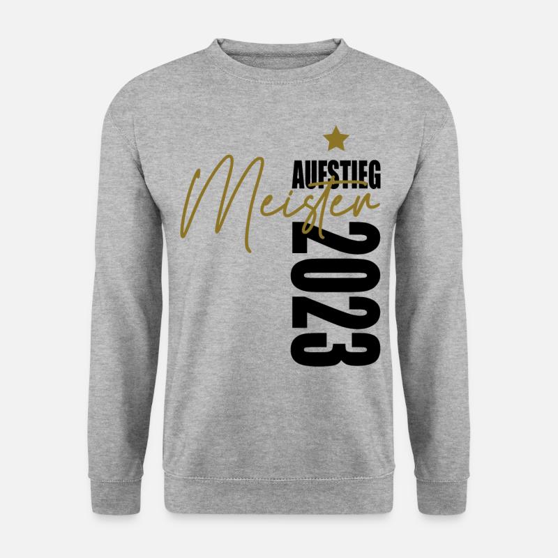 Meister 2023 Aufstiegstrikot Aufstieg 23 - Unisex Pullover - Weißgrau meliert