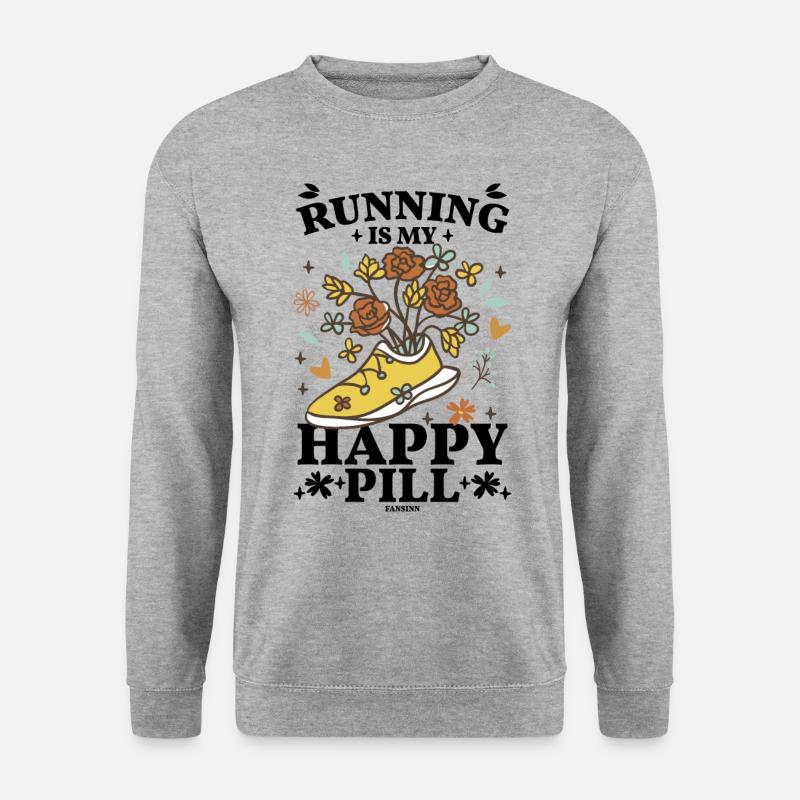 Run - Unisex Sweatshirt - salt & pepper