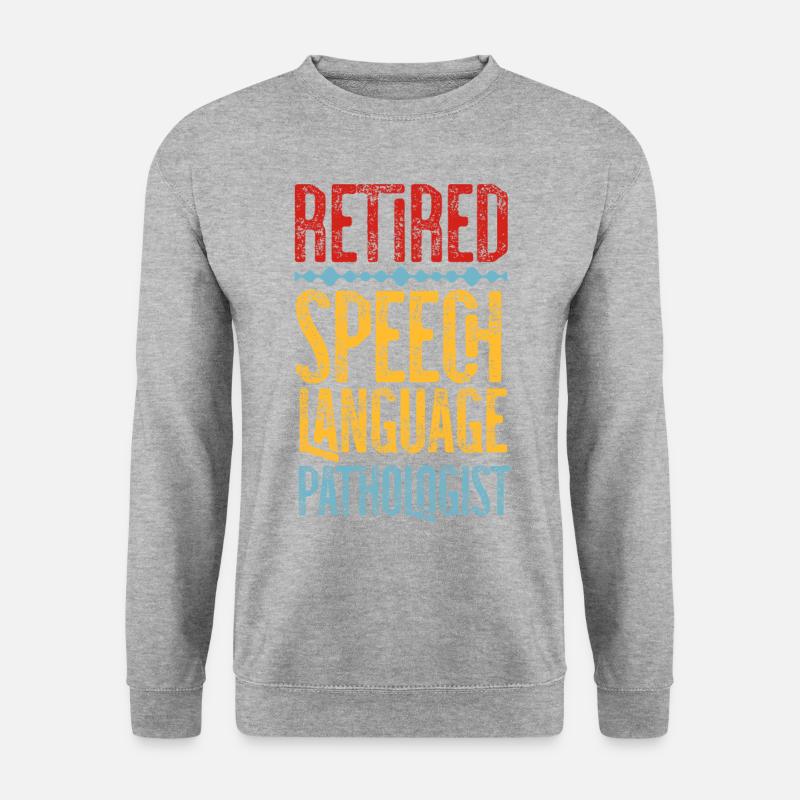 Speech Therapist Therapy Assistant - Unisex Sweatshirt - salt & pepper