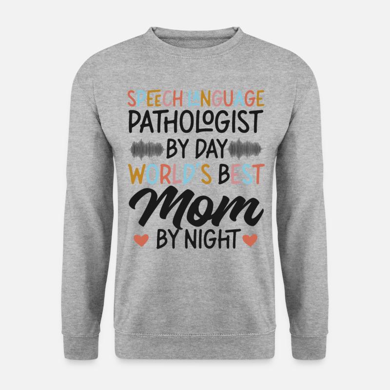Speech Therapist Therapy Assistant - Unisex Sweatshirt - salt & pepper