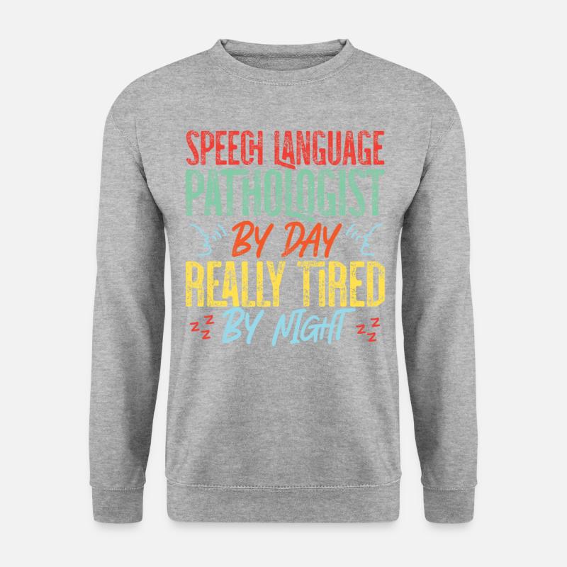 Speech Therapist Therapy Assistant - Unisex Sweatshirt - salt & pepper