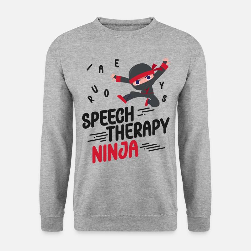 Speech Therapist Therapy Assistant - Unisex Sweatshirt - salt & pepper