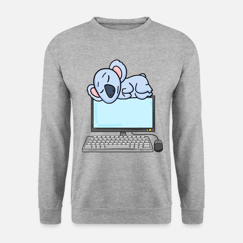 Koala Computer Nerd Programmer Gift - Unisex Sweatshirt - salt & pepper