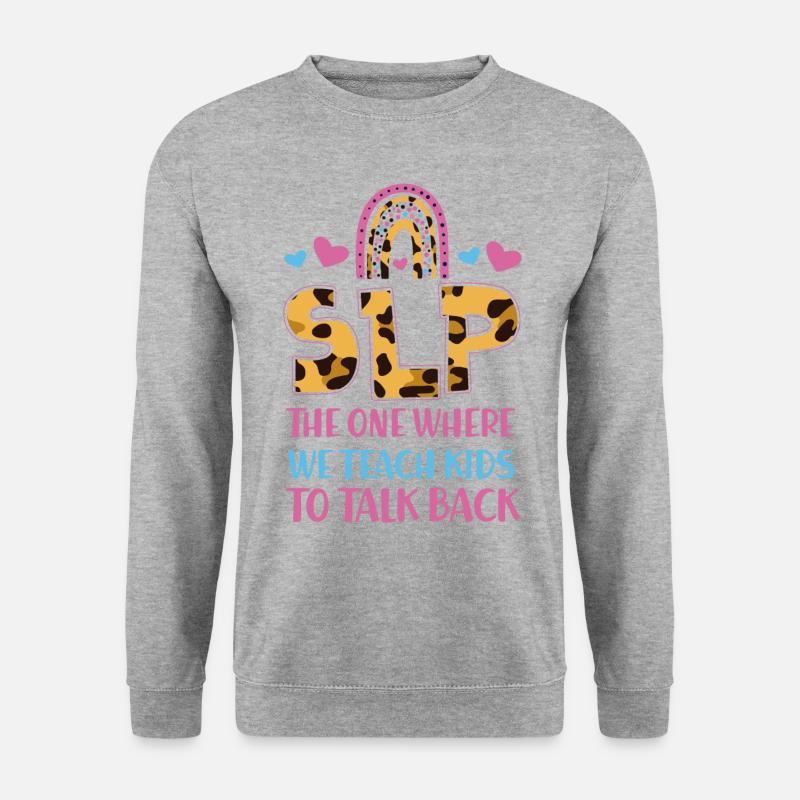 Speech Therapist Therapy Assistant - Unisex Sweatshirt - salt & pepper