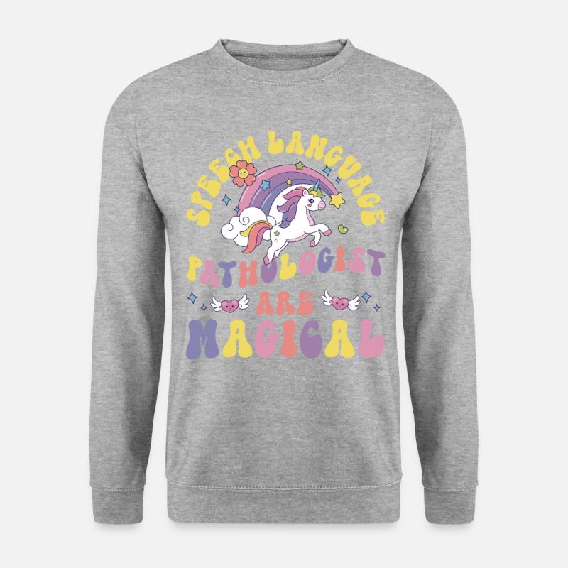 Speech Therapist Therapy Assistant - Unisex Sweatshirt - salt & pepper