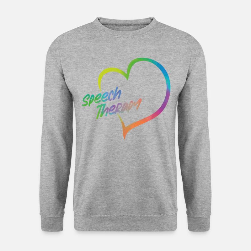 Speech Therapist Therapy Assistant - Unisex Sweatshirt - salt & pepper