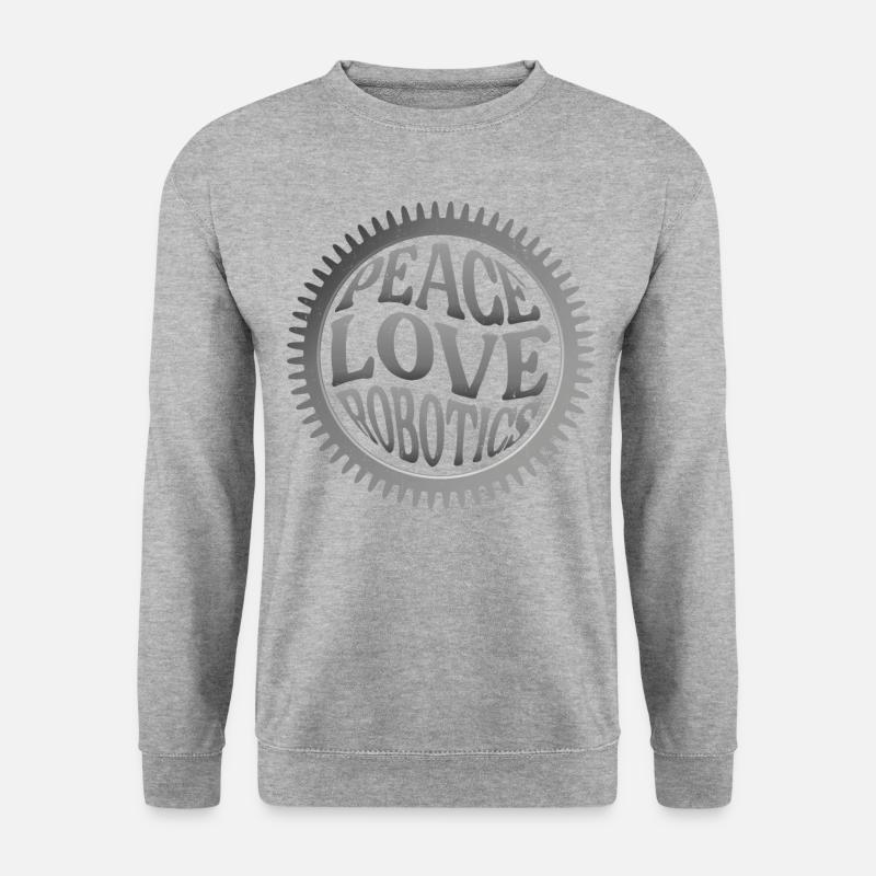 Robot Robotics Engineer Female - Unisex Sweatshirt - salt & pepper