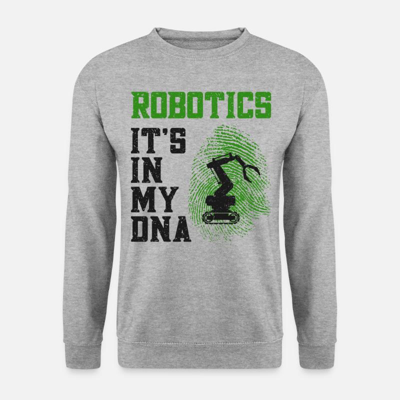 Robot Robotics Engineer Robotics - Unisex Sweatshirt - salt & pepper