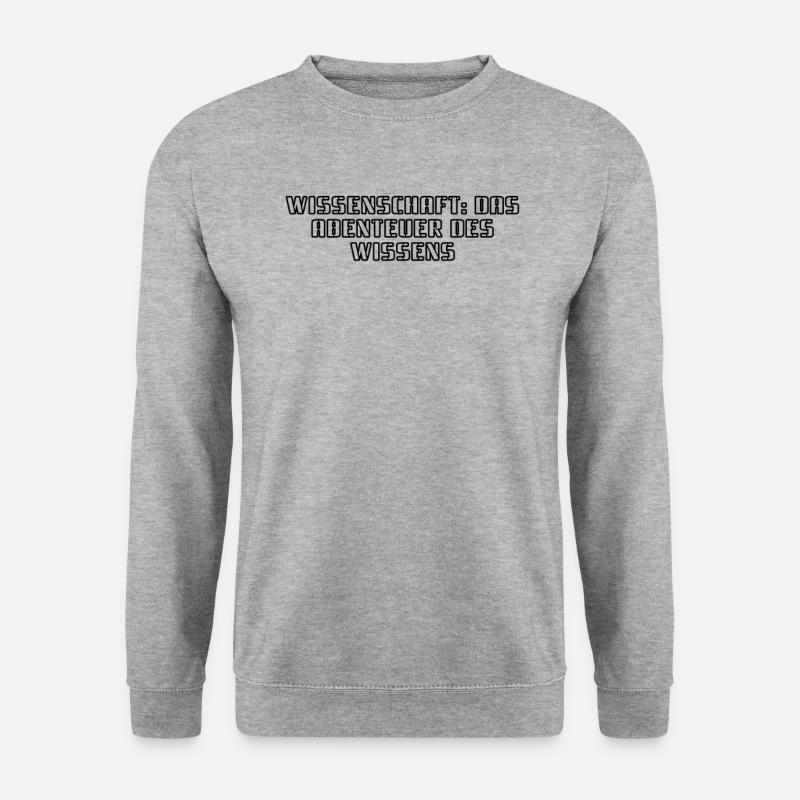 wissenschaft chemikerWissenschaft - Wissenschaft: - Unisex Pullover - Weißgrau meliert