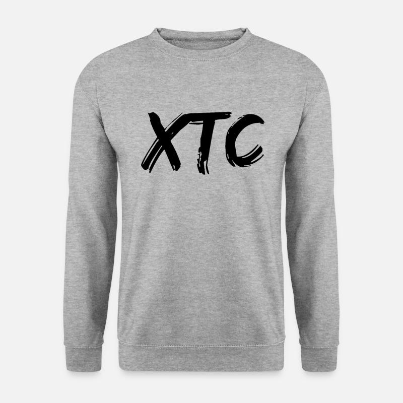 XTC Schriftzug - Unisex Pullover - Weißgrau meliert