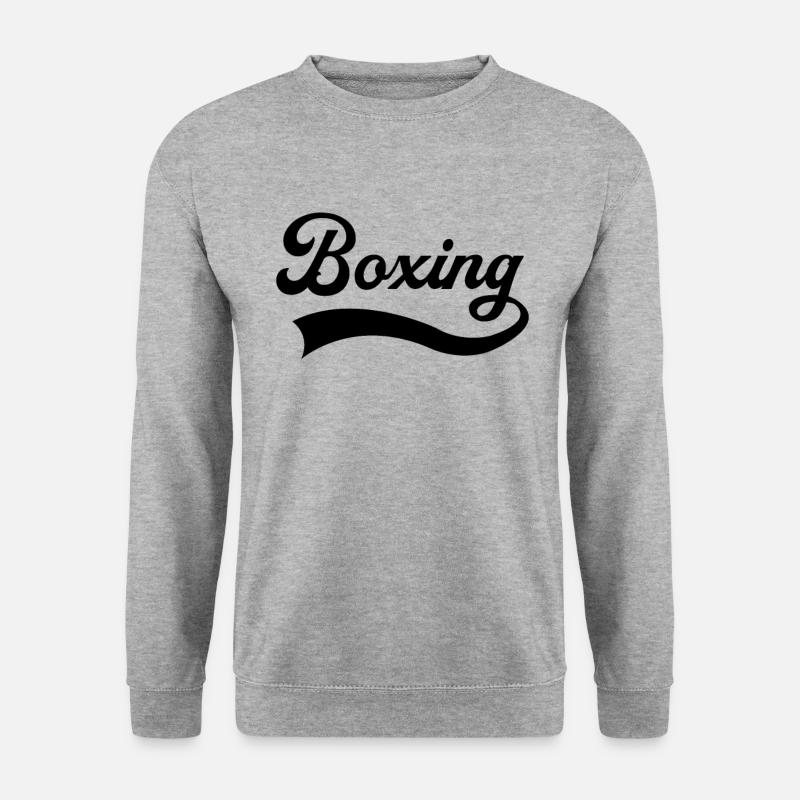 Boxes lettering - Unisex Sweatshirt - salt & pepper