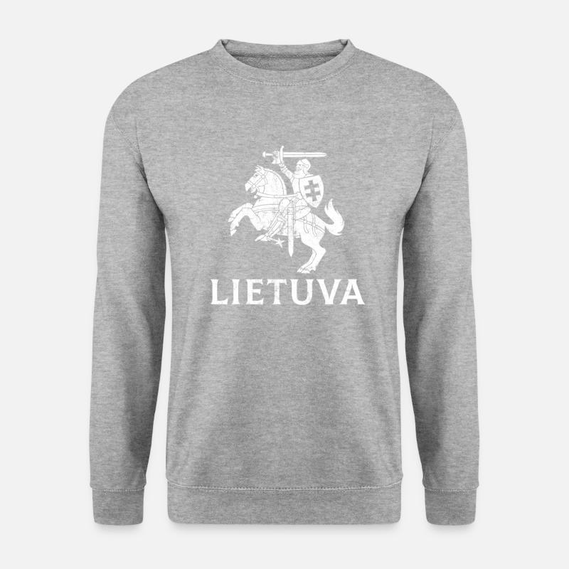 lithuania coat, lietuva lithuania - Unisex Sweatshirt - salt & pepper