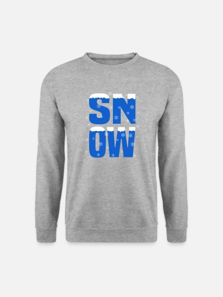 Snow Schnee - Unisex Sweatshirt - salt & pepper