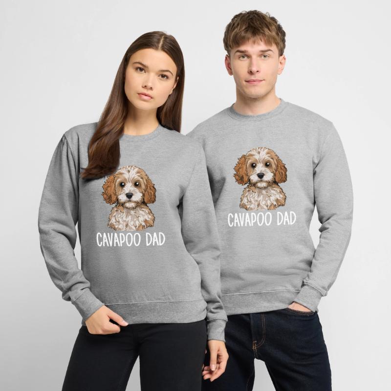 Cavapoo Papa, Cavapoo Sweat-shirt Unisexe