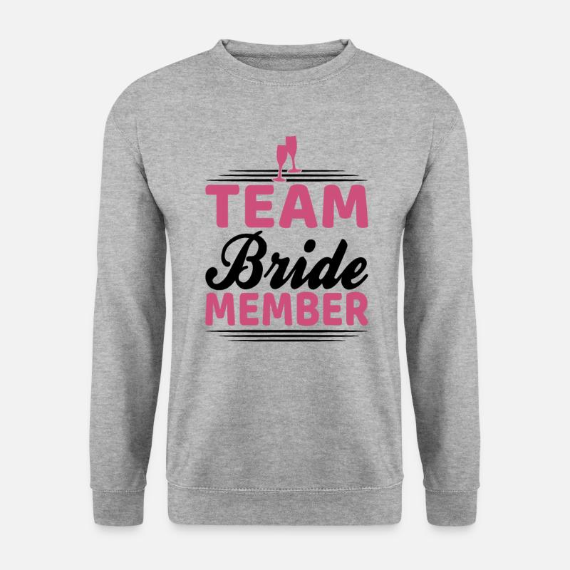 Membre de l’équipe mariée - Sweat-shirt Unisexe - gris chiné