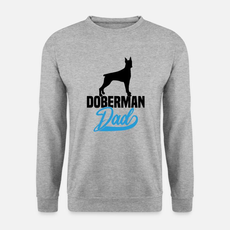 Doberman Dad - Unisex Sweatshirt - salt & pepper