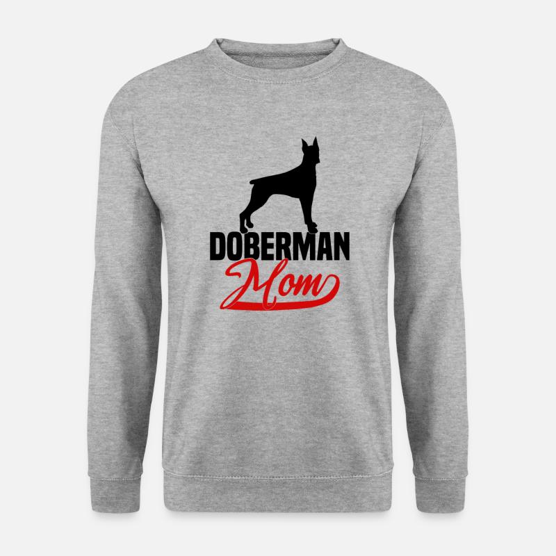 Doberman Mom - Unisex Sweatshirt - salt & pepper