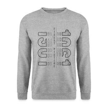Finest Vintage 1961 Year of birth 1961 Birthday - Unisex Sweatshirt - salt & pepper - Front - Alina (178cm) & Michal (187cm)