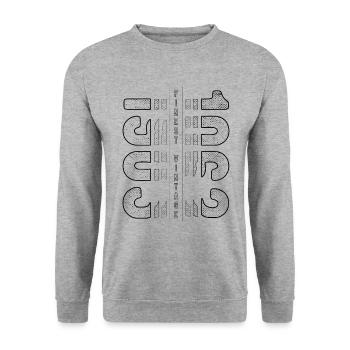 Finest Vintage 1963 Year of birth 1963 Birthday - Unisex Sweatshirt - salt & pepper - Front - Alina (178cm) & Michal (187cm)